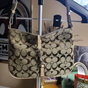 Coach Beige Hand Bag